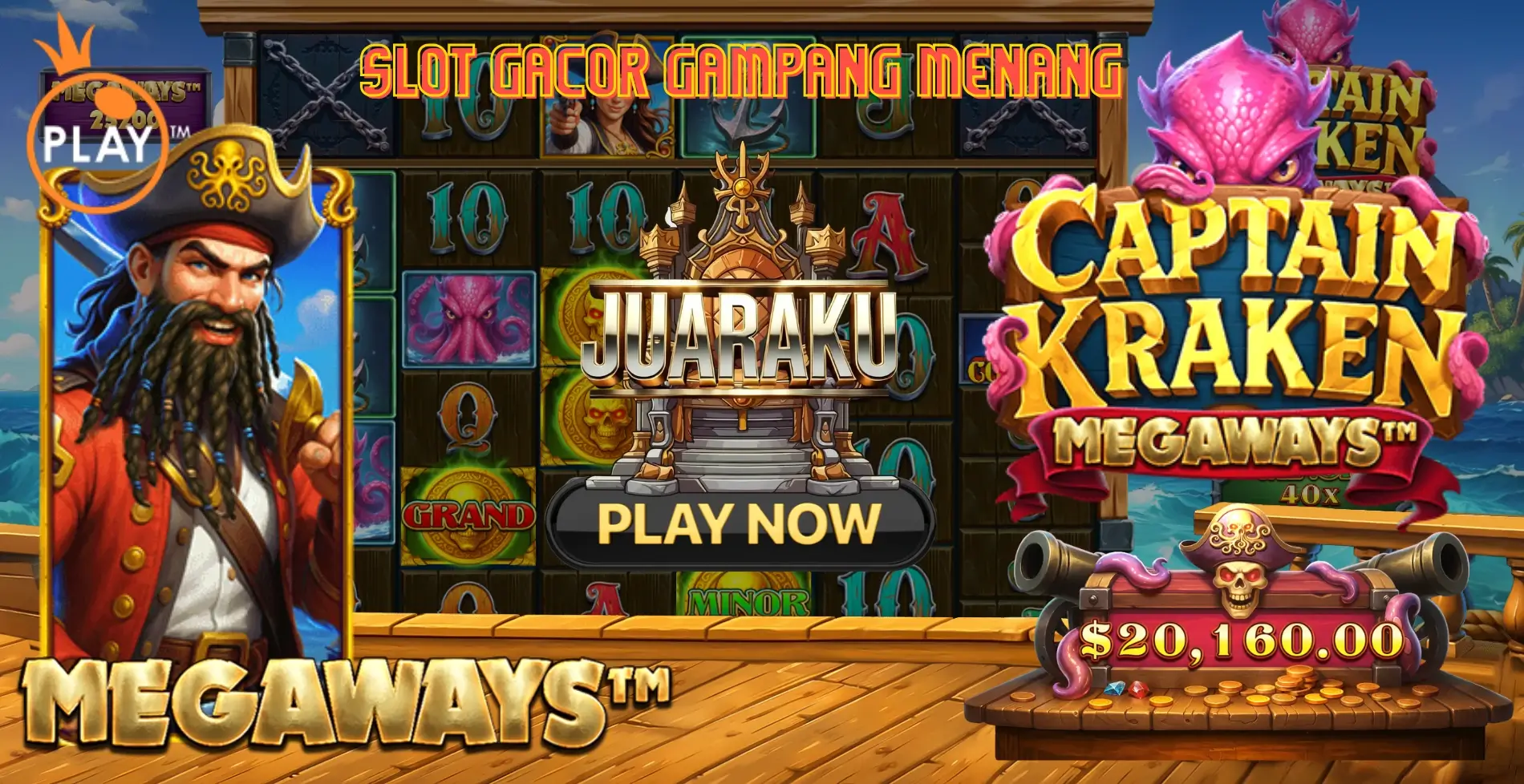 Captain Kraken Megaways Gampang Gacor