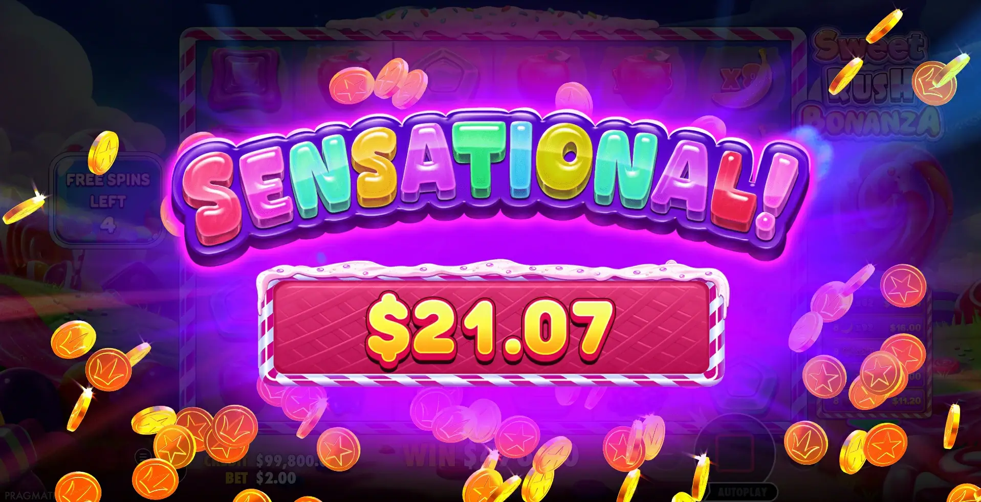 Sensasional Sweet Rush Bonanza